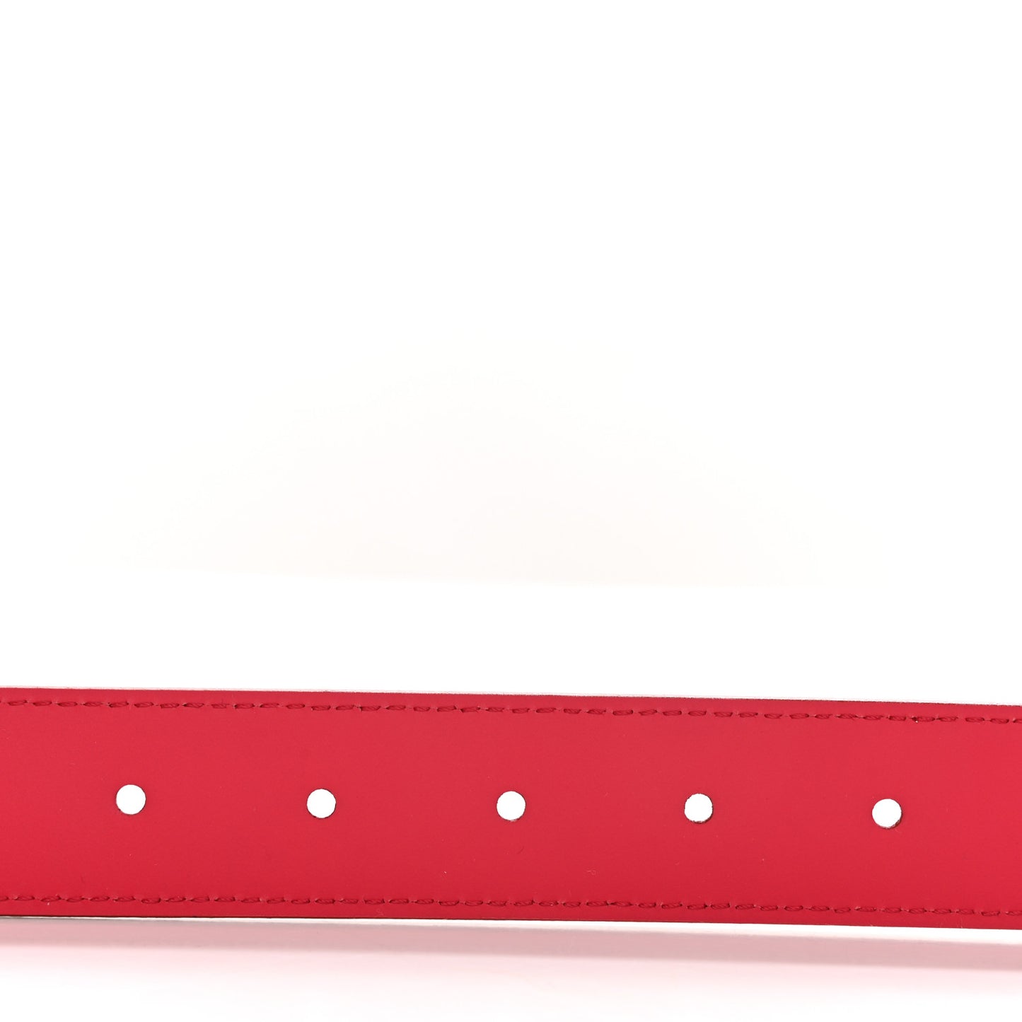 Monogram Multicolor LV Cut Reversible Belt 80 32 White