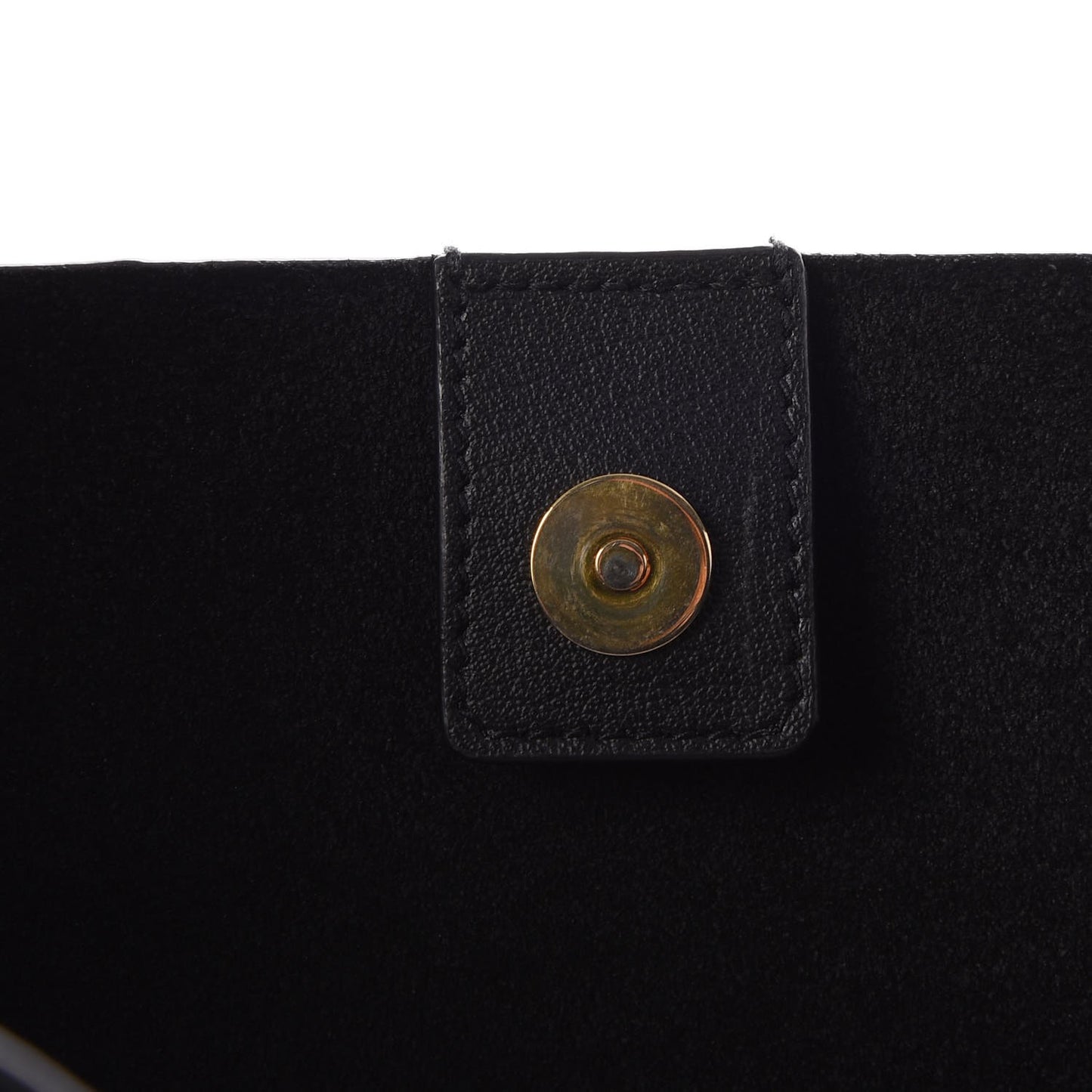 Calfskin Large Shopping Tote Black