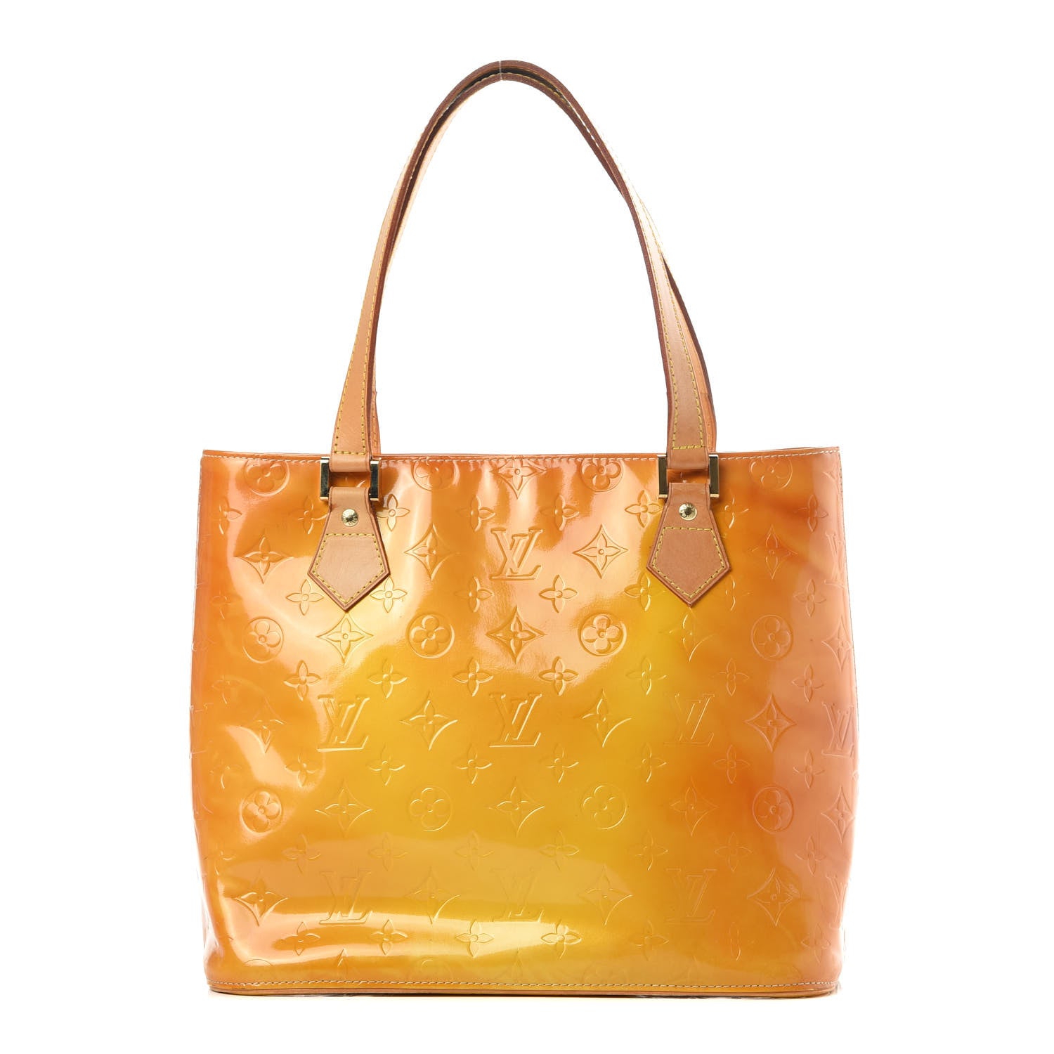 Louis Vuitton Vernis Houston Lime 1 of 15