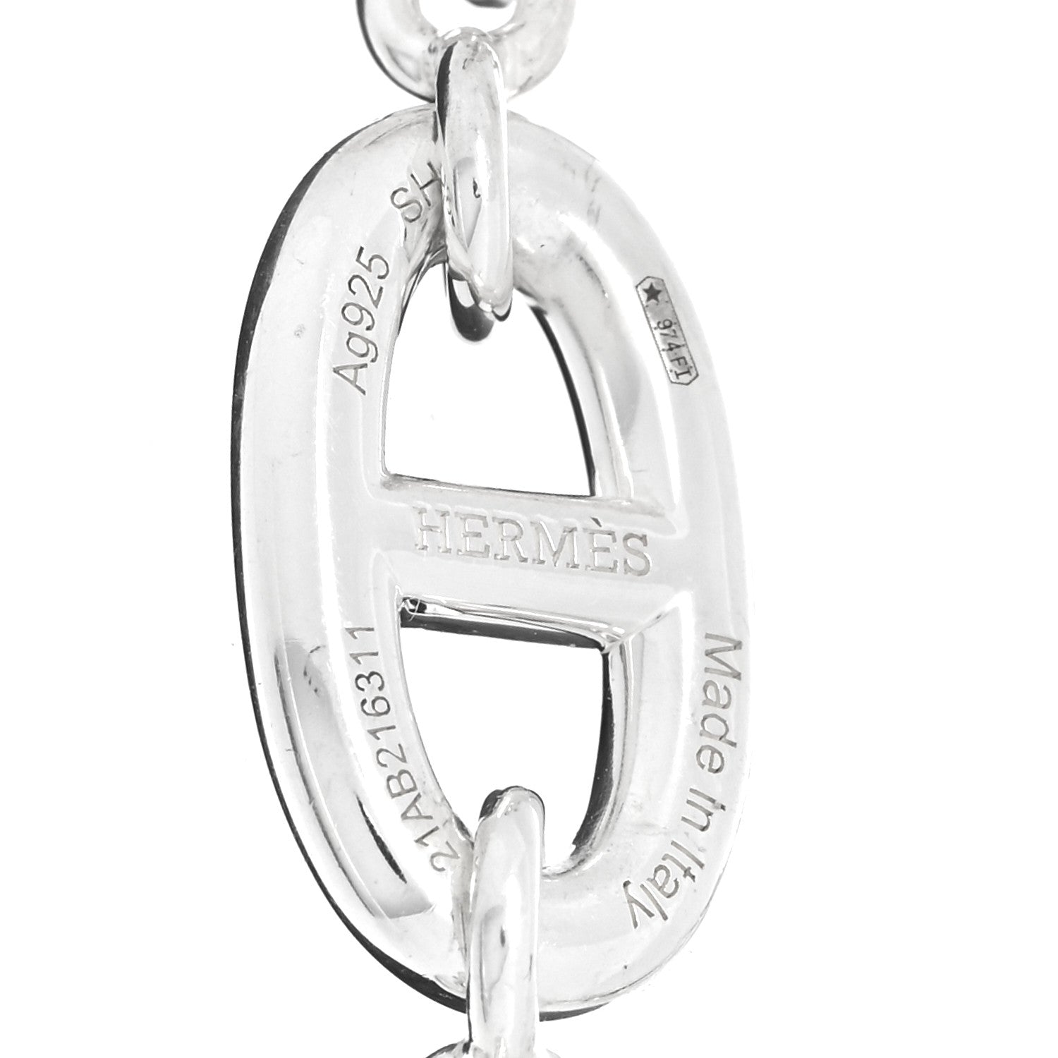 Hermes Sterling Silver Farandole Bracelet SH 3 of 3