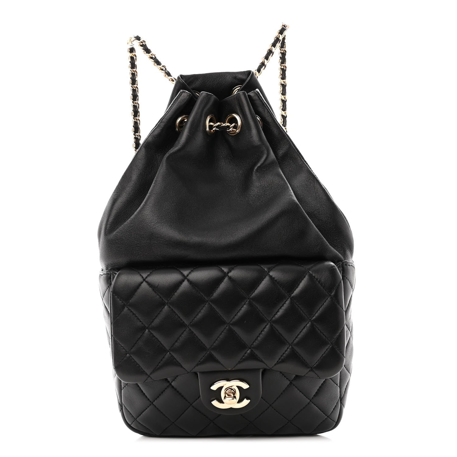 Chanel Lambskin Quilted Small in Seoul Backpack Black 1 of 9