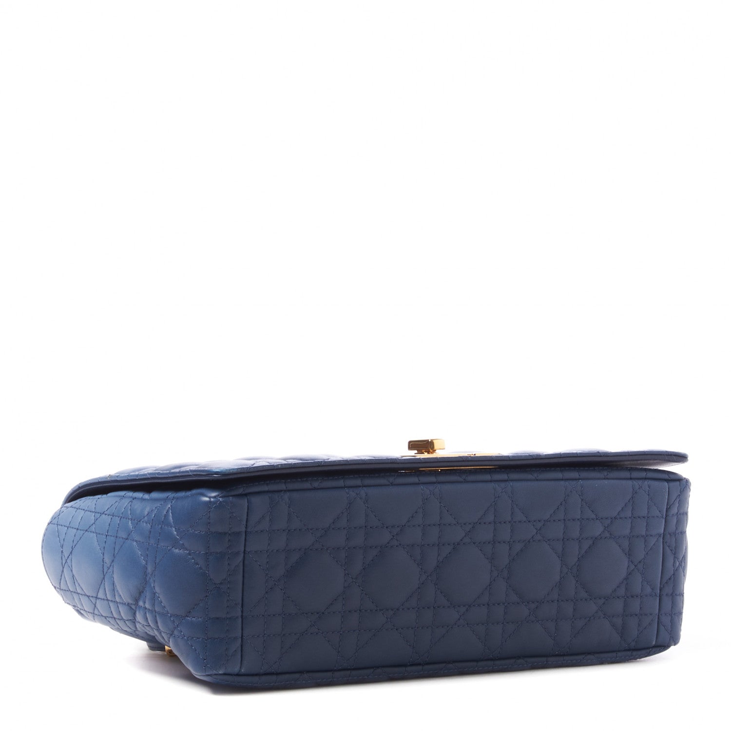 Christian Dior Lambskin Cannage Gradient Large Caro Bag Indigo Blue 3 of 9
