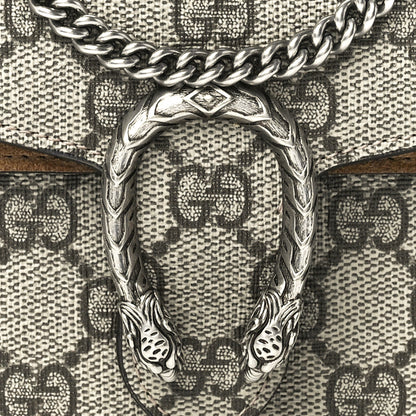 Gucci GG Supreme Monogram Super Mini Dionysus Shoulder Bag Taupe 7 of 10