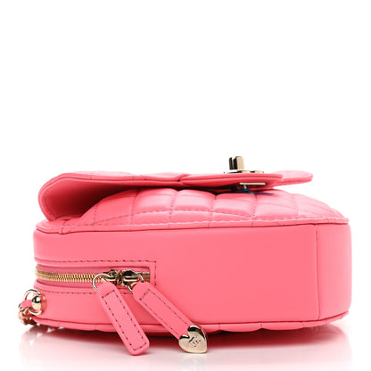 Chanel Lambskin Quilted CC In Love Heart Bag Pink 4 of 11
