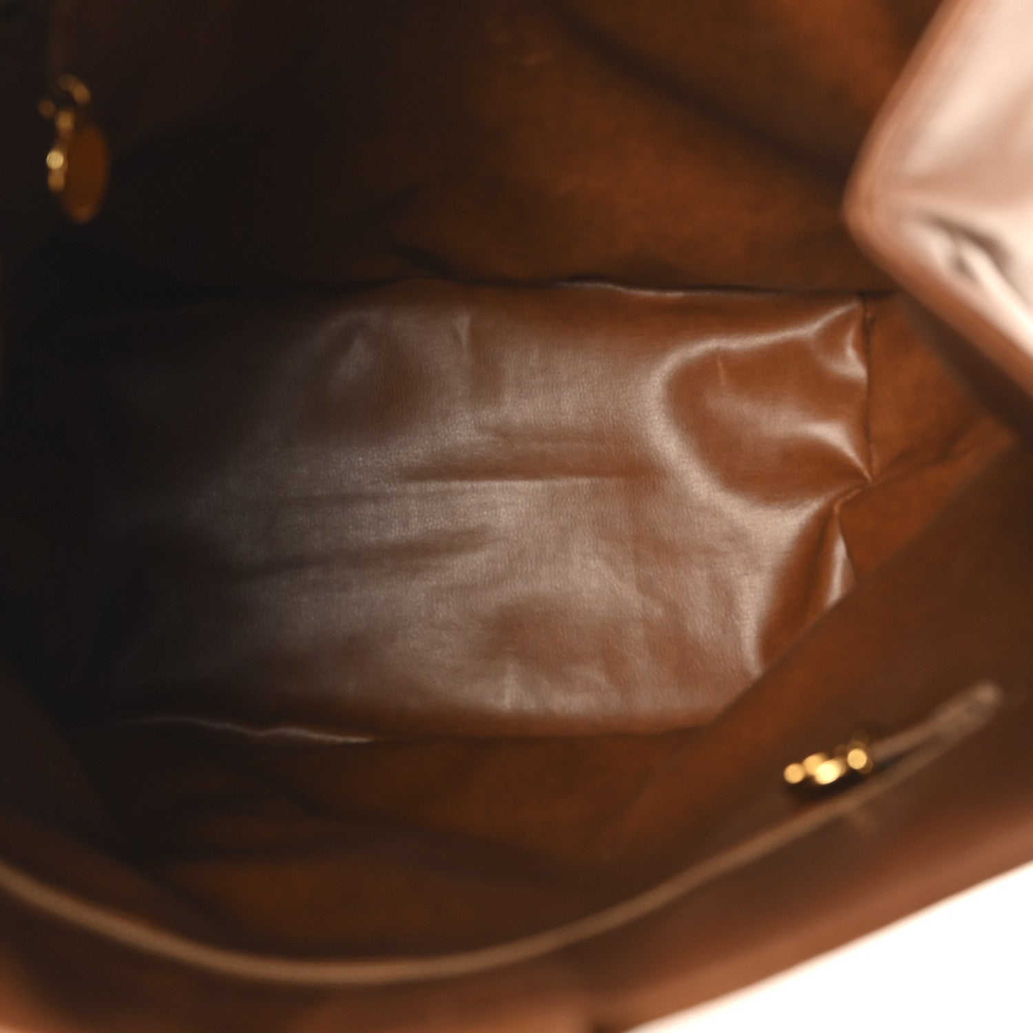 Chanel Calfskin CC Bucket Shoulder Bag Brown 4 of 8