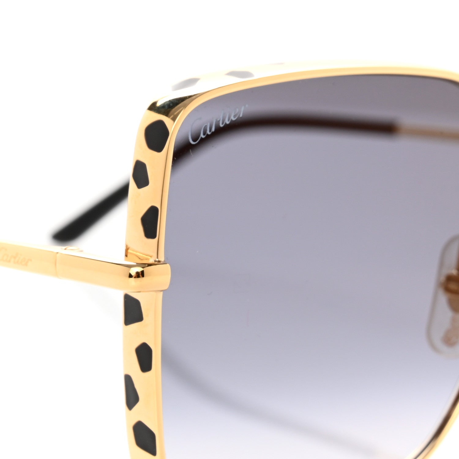 Cartier Panthere de Cartier Sunglasses CT0299S Gold Black 7 of 8