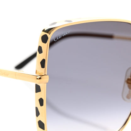 Cartier Panthere de Cartier Sunglasses CT0299S Gold Black 7 of 8