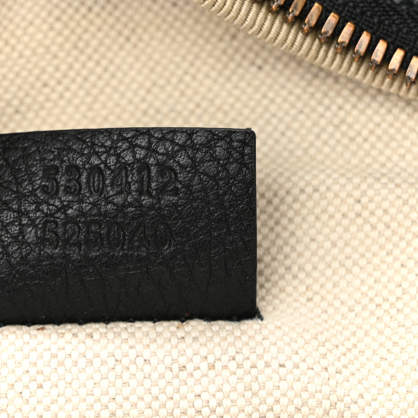 Grained Calfskin Logo Belt Bag Black