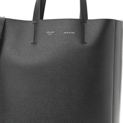 Celine Grained Calfskin Small Vertical Cabas Black 7 of 11