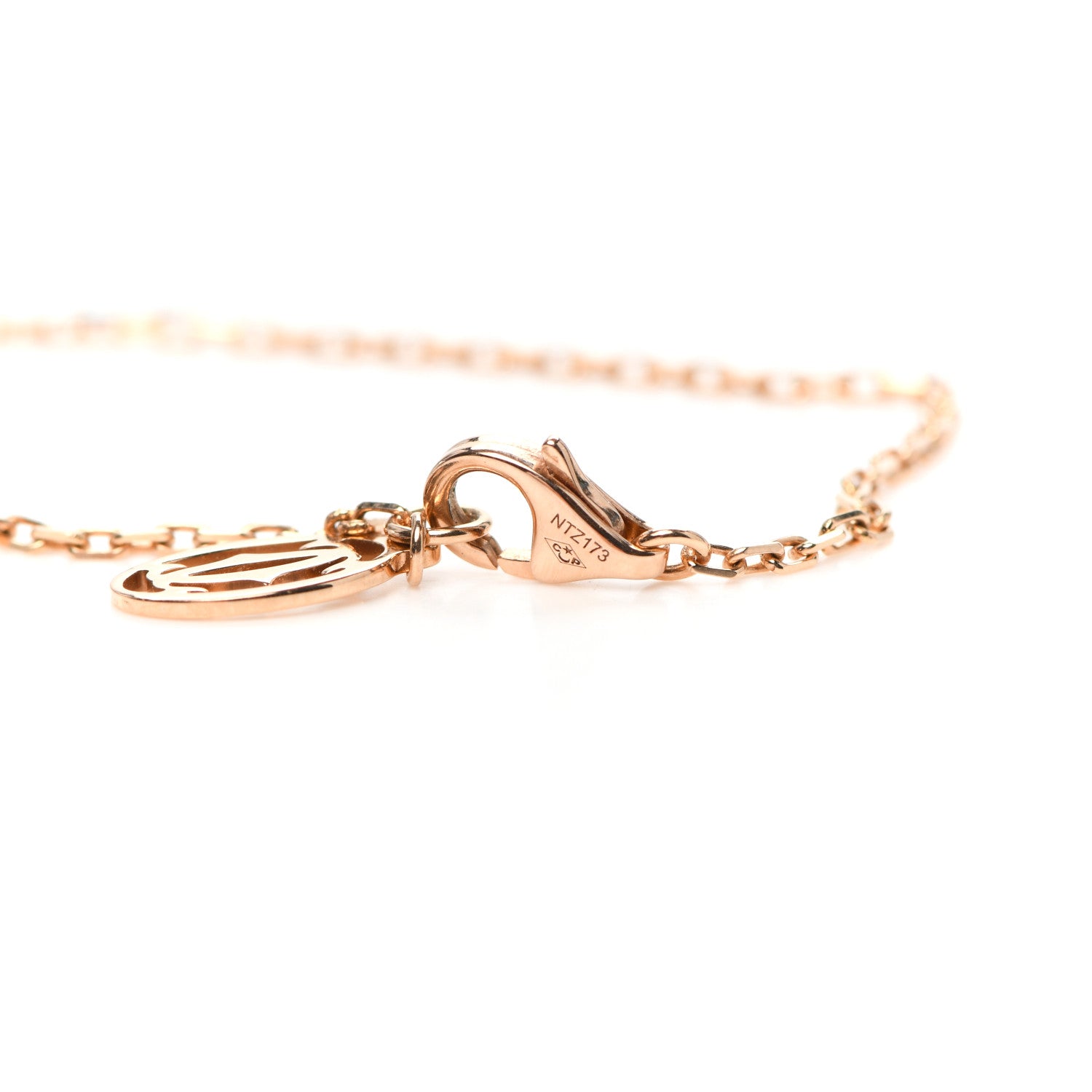 Cartier 18K Pink Gold Pink Sapphire D'Amour Bracelet 5 of 6