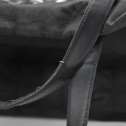 Chanel Nylon Large Travel Tote Black 14 of 16