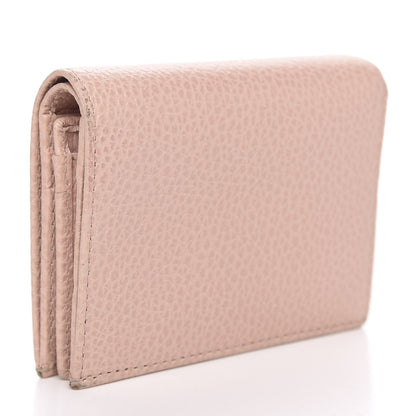 Gucci Dollar Calfskin GG Marmont Card Case Perfect Pink 3 of 9