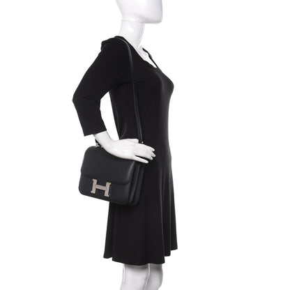 Hermes Grained Monsieur Constance 24 Black 2 of 11