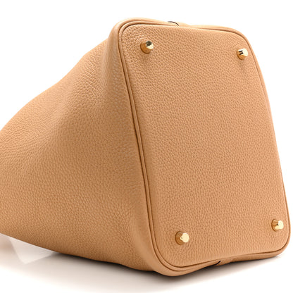Hermes Taurillon Clemence Picotin Lock 18 PM Chai 9 of 11
