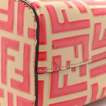 Fendi Vitello Liberty F is Fendi FF Embossed Mini Mon Tresor Bucket Bag Amido Fiamma 14 of 18