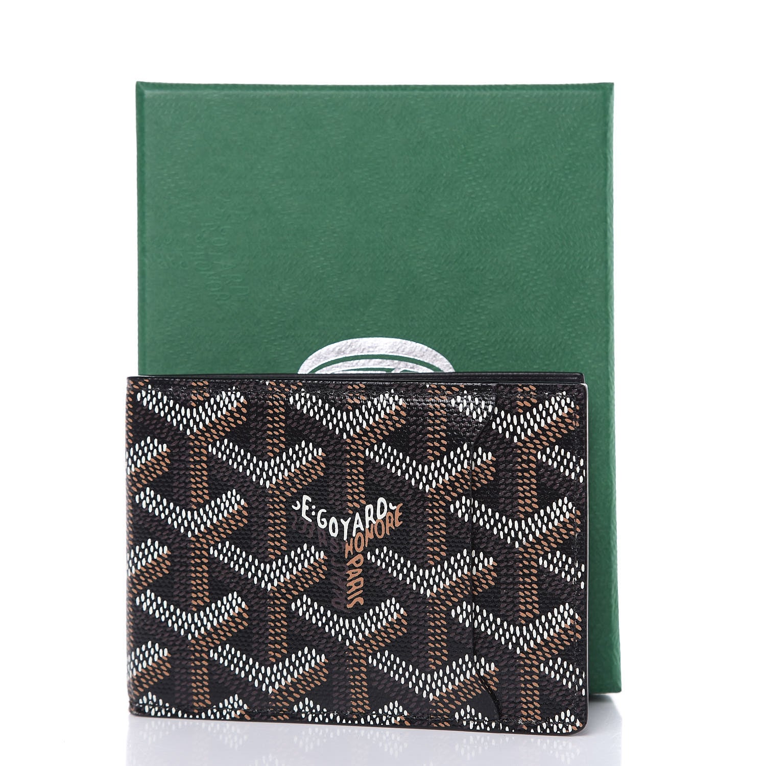 Goyard Goyardine Multi Slot Bi-Fold Wallet Black 7 of 7