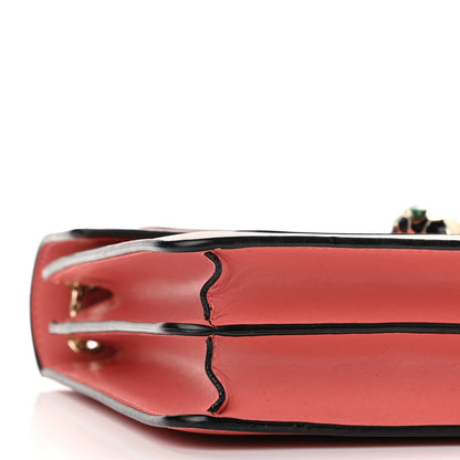 Bulgari Calfskin Serpenti Forever Shoulder Bag Coral 8 of 9
