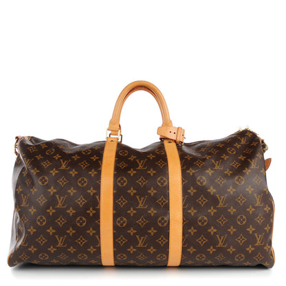 Louis Vuitton Monogram Keepall Bandouliere 55 1 of 12