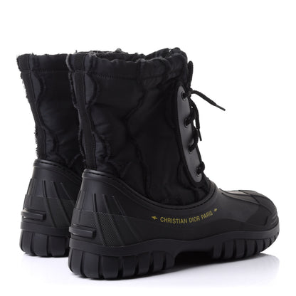 Christian Dior Rubber Nylon D-Venture Boots 40 Black 4 of 9