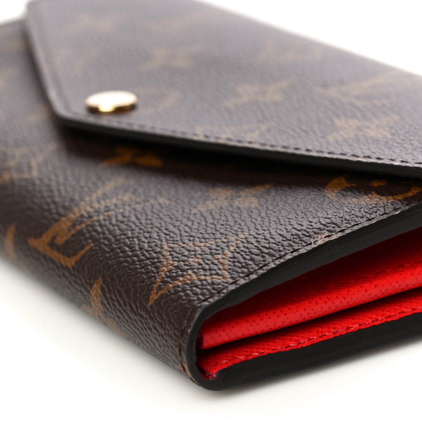 Monogram Sarah Wallet NM Coquelicot