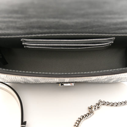 Fendi Crystal Vitello Laminato FF Mini Baguette Crystal Argento 5 of 12