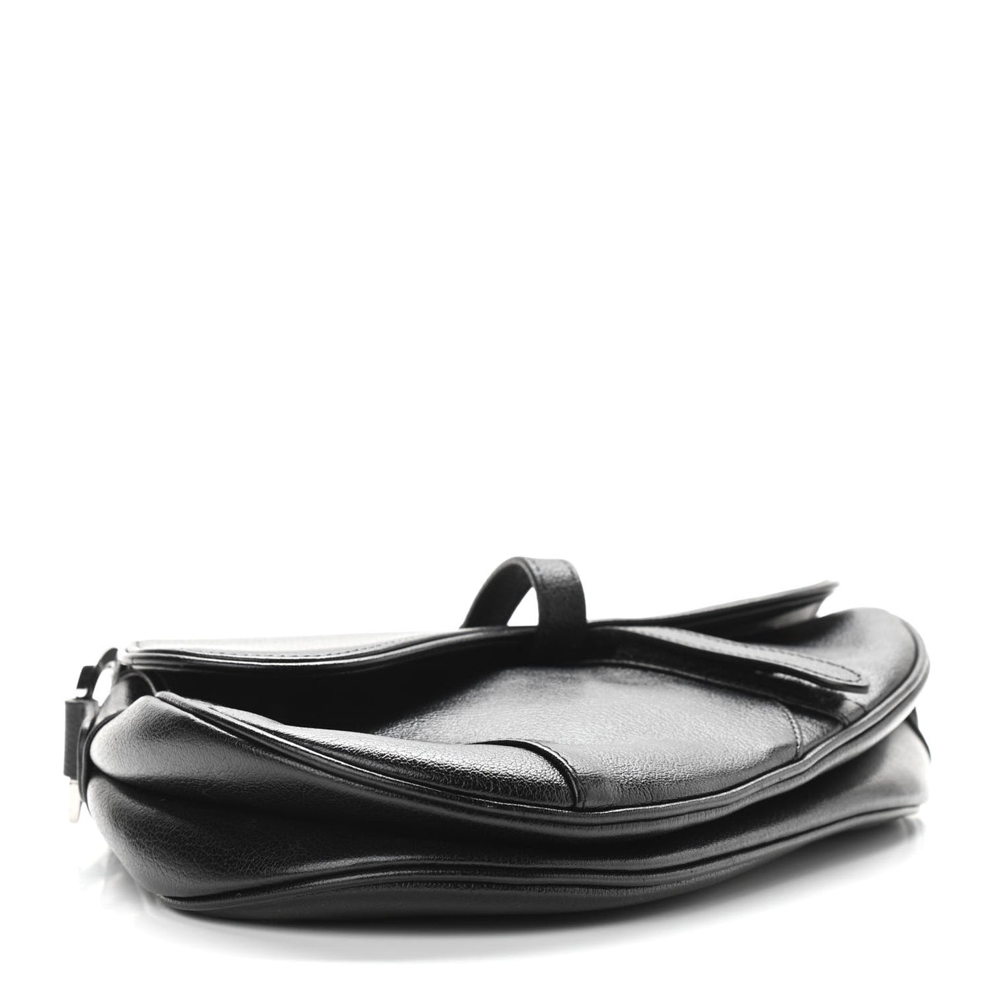 Calfskin Saddle Bag Black