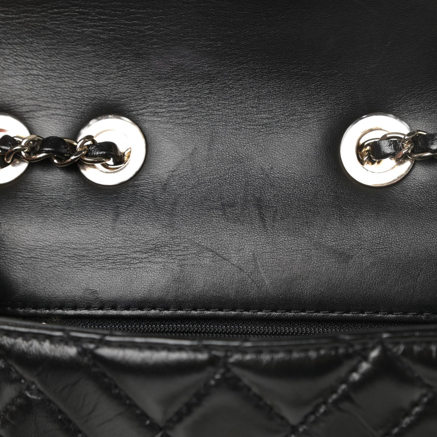 Chanel Shiny Lambskin Quilted Small Montcoco Flap Black 11 of 12