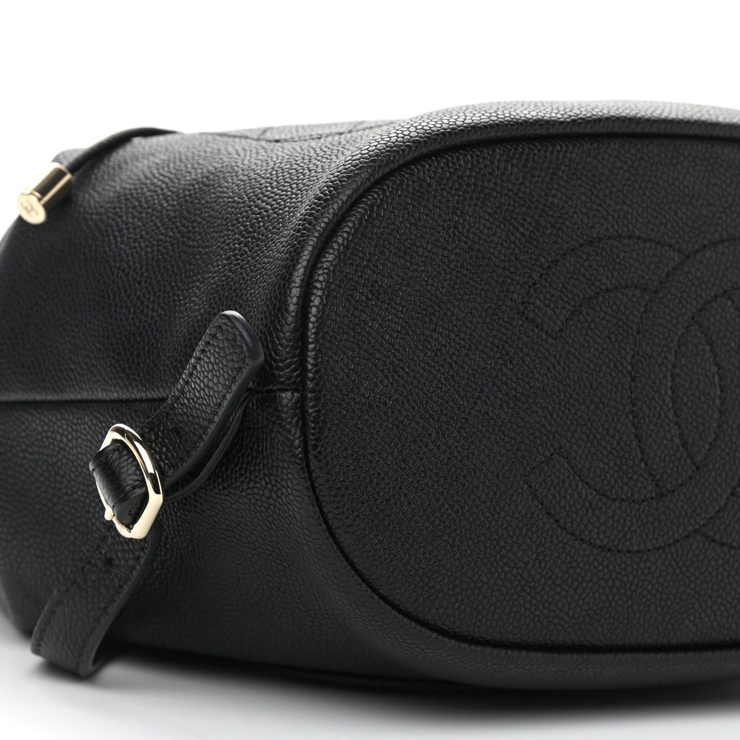 Caviar Quilted Backpack Black