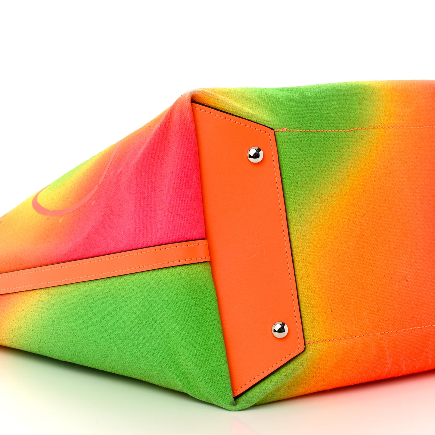 Frangibus Printed Medium Tote Orange Multicolor