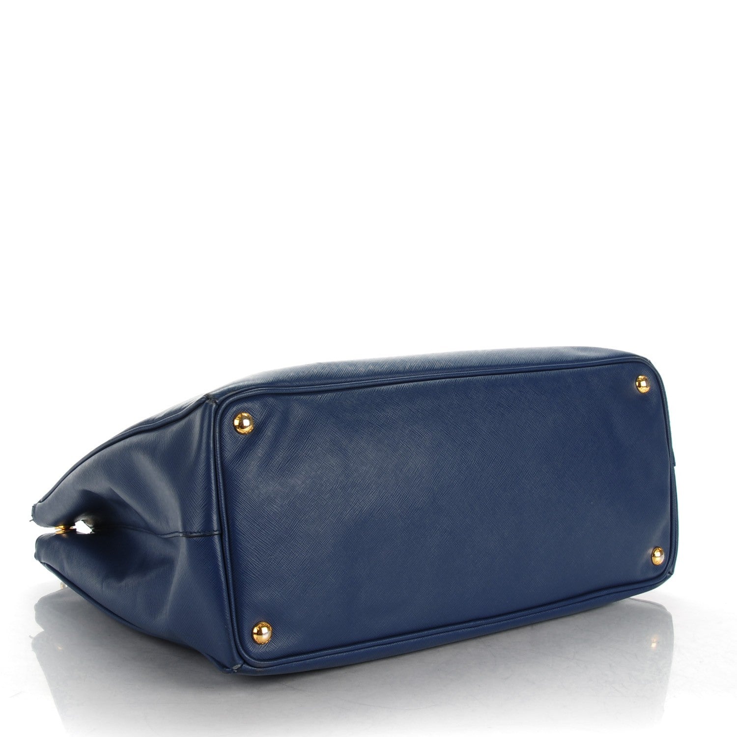 Prada Saffiano Lux Extra Large Galleria Double Zip Tote Bluette 4 of 10
