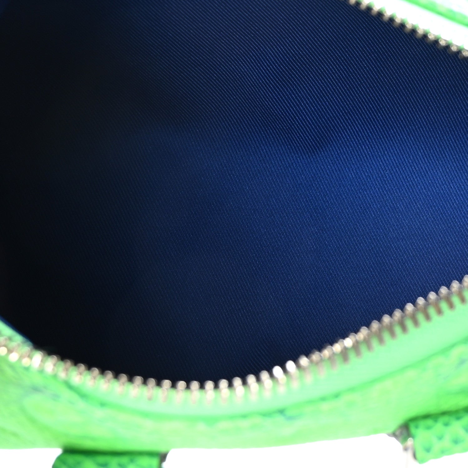 Louis Vuitton Taurillon Illusion Keepall XS Bleu Vert 6 of 9