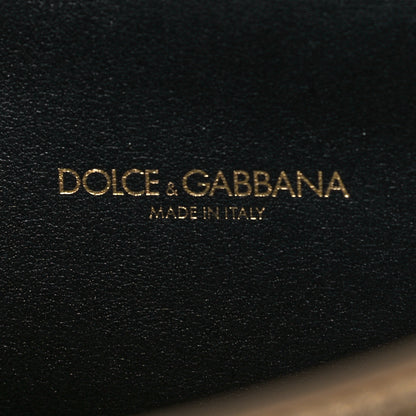 Dolce & Gabbana Smooth Calfskin Devotion Envelope Top Handle Bag Gold 5 of 9