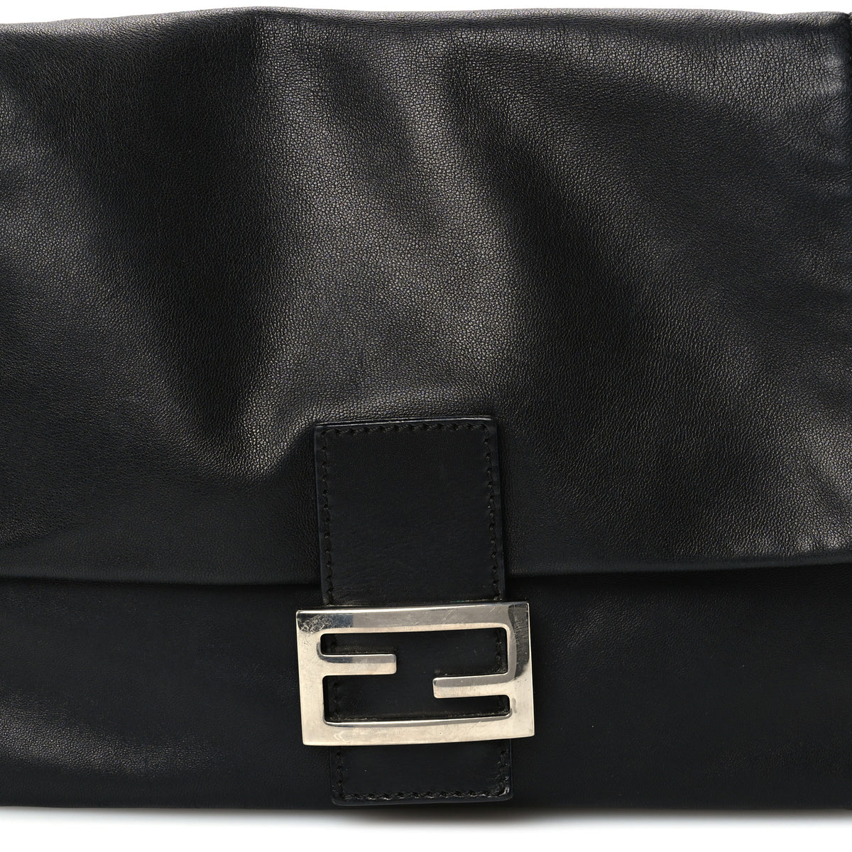 Fendi Lambskin Mama Baguette Black 8 of 10