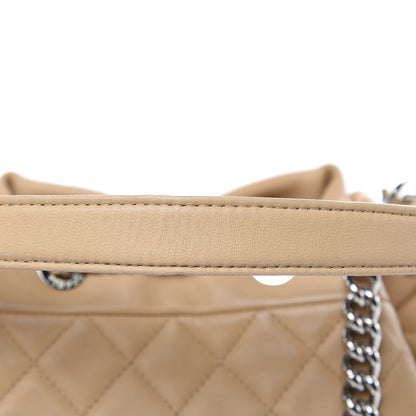 Chanel Lambskin Quilted Small CC Chain Bucket Bag Beige 12 of 18
