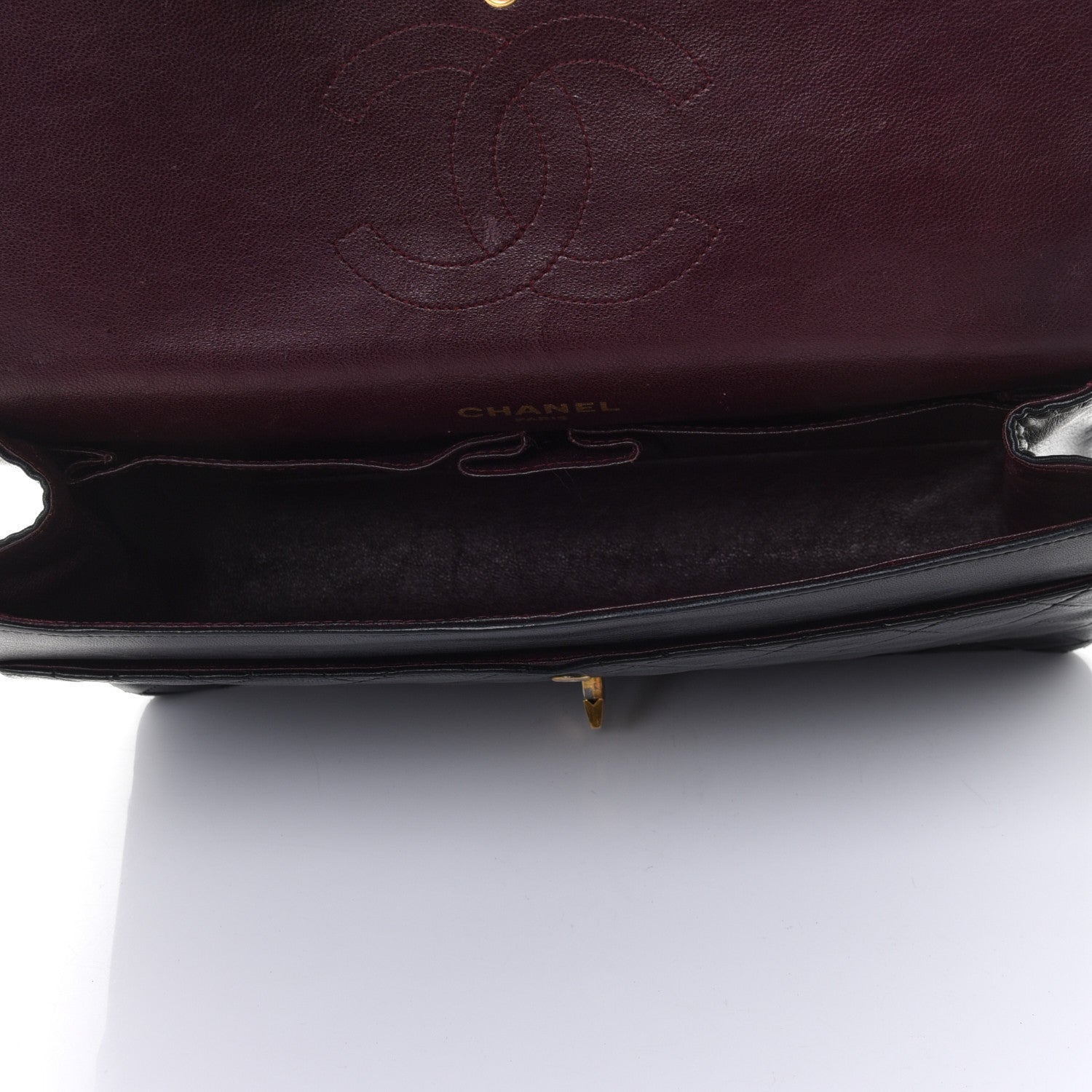 Chanel Lambskin Quilted Medium Bijoux Chain Double Flap Black 4 of 4