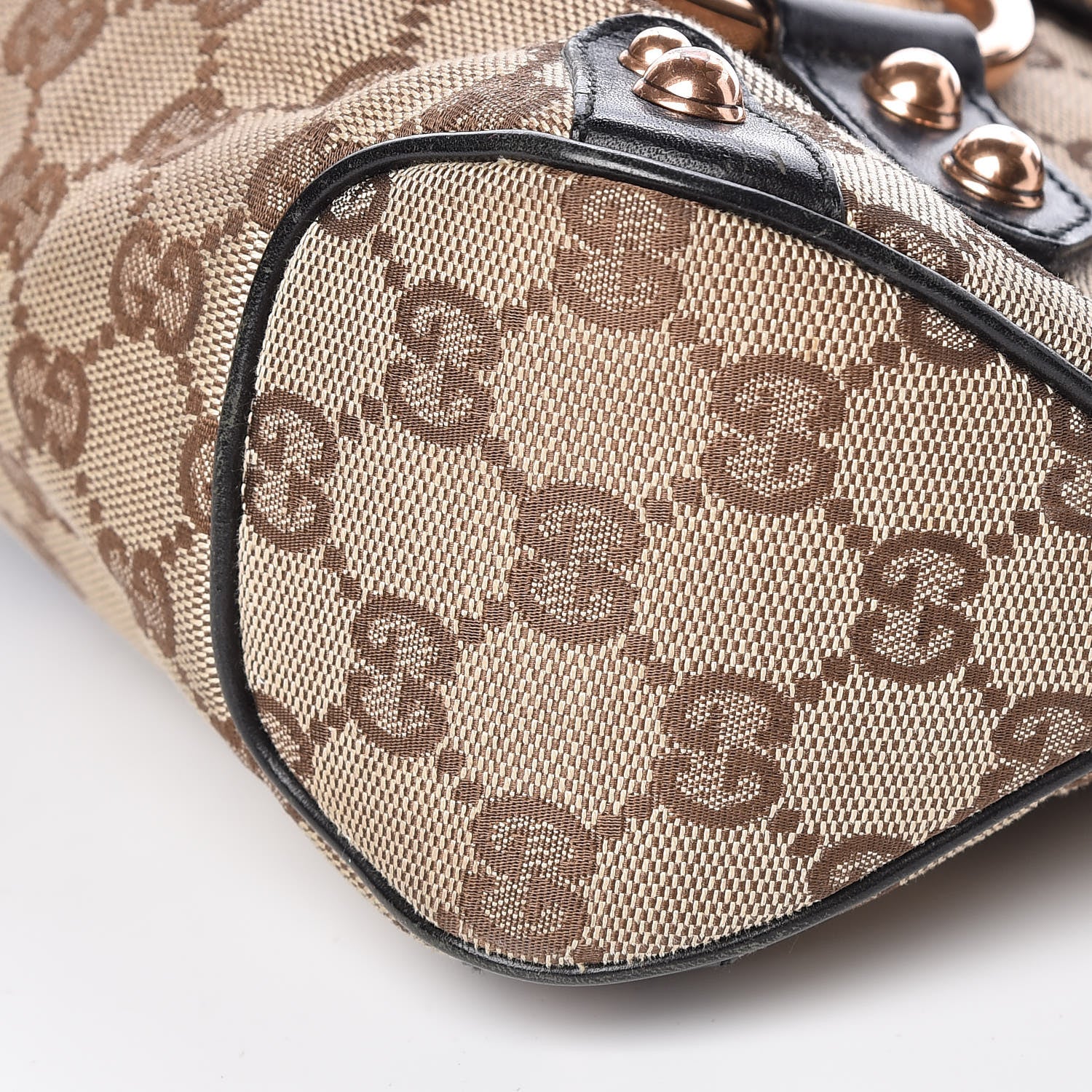 Gucci Monogram Horsebit Web Flap Bag Brown Purple 11 of 13