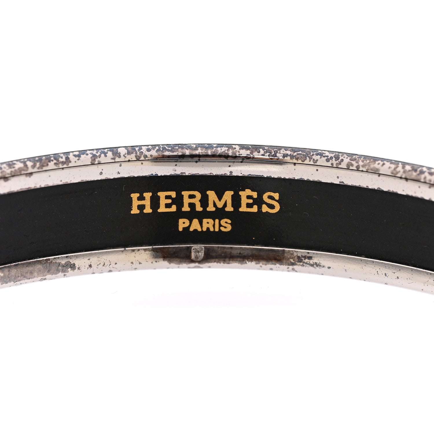 Hermes Enamel Printed Stripes Narrow Bracelet 65 3 of 5