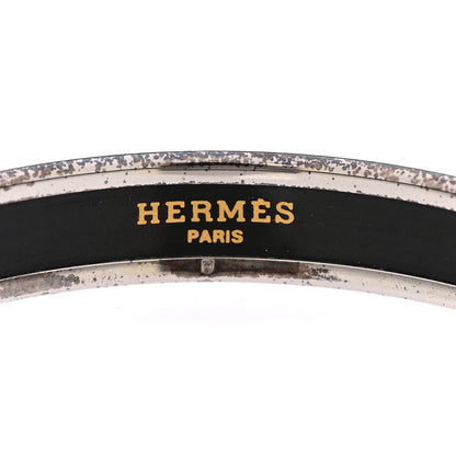 Hermes Enamel Printed Stripes Narrow Bracelet 65 3 of 5
