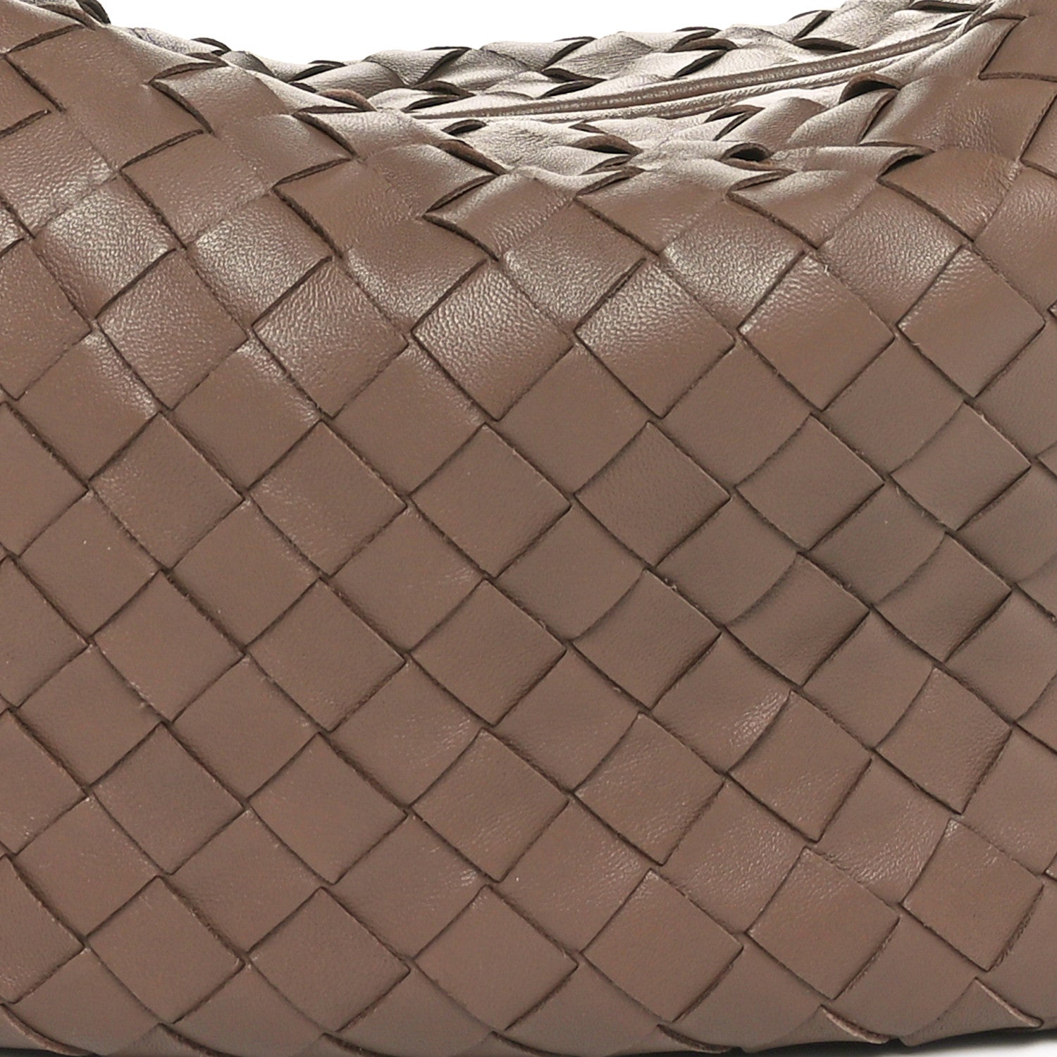 Bottega Veneta Nappa Intrecciato Teen Jodie Hobo Taupe Grey 9 of 11
