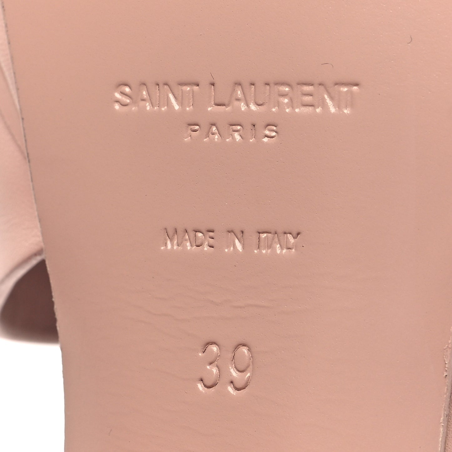 Patent Tribute 105 Platform Sandals 39 Pale Pink