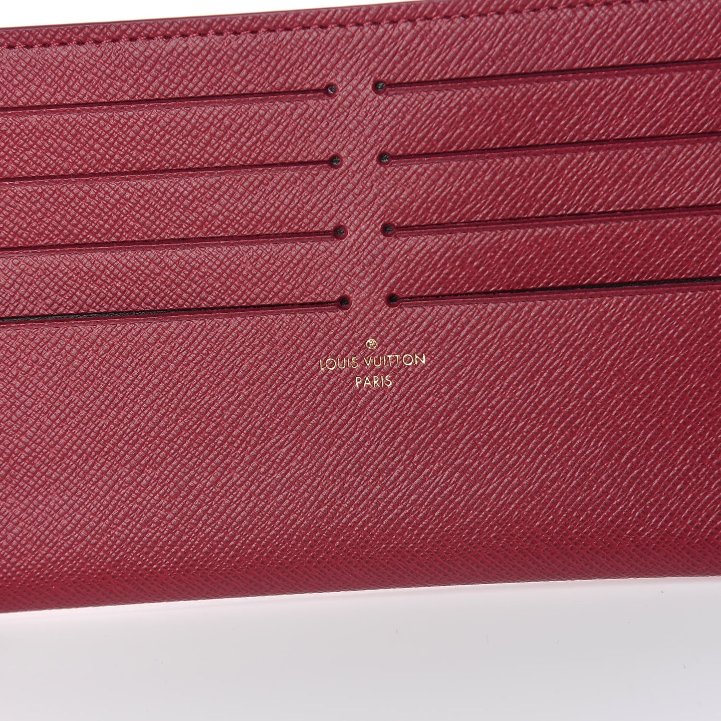 Calfskin Felicie Card Holder Insert Fuchsia