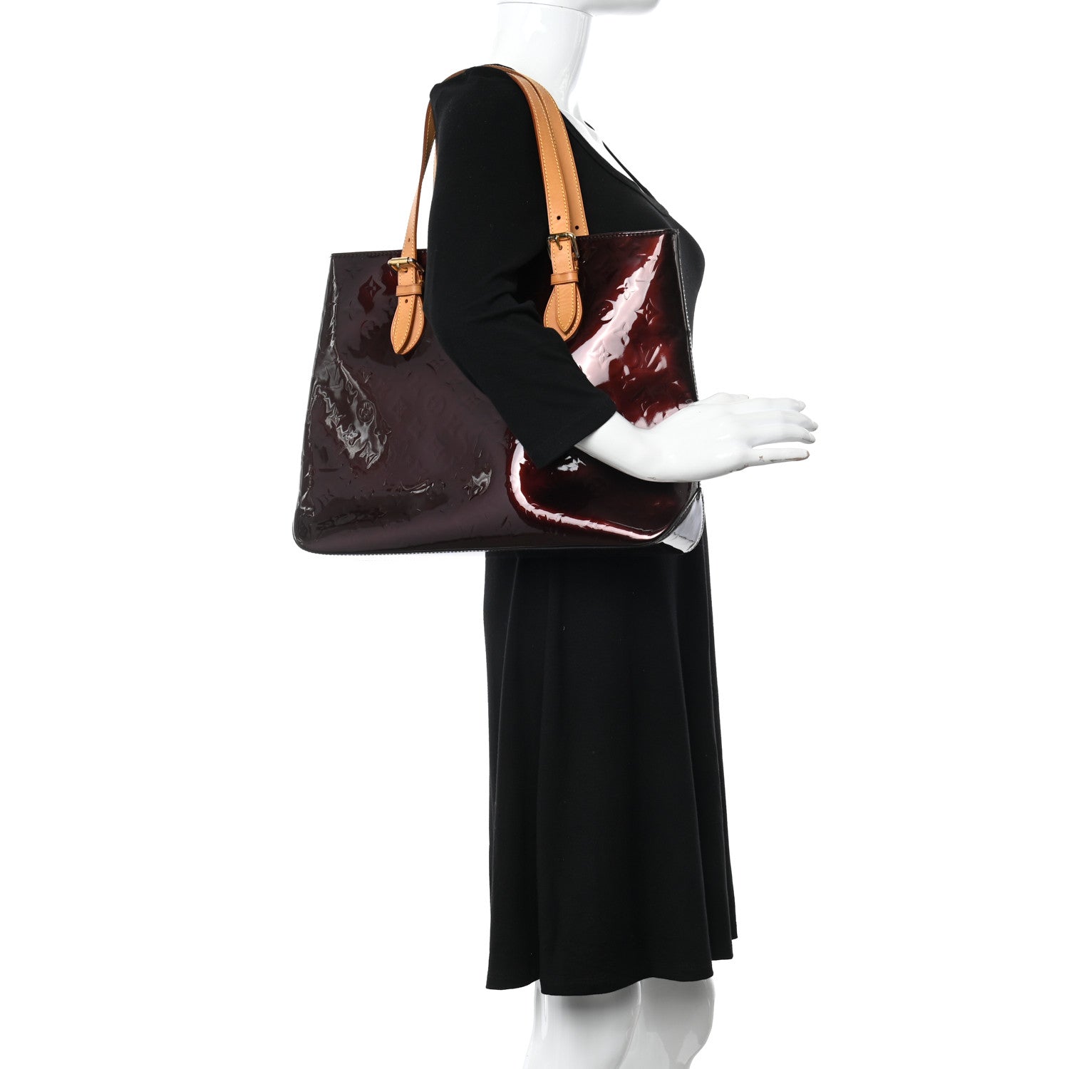 Louis Vuitton Vernis Brentwood Amarante 2 of 11