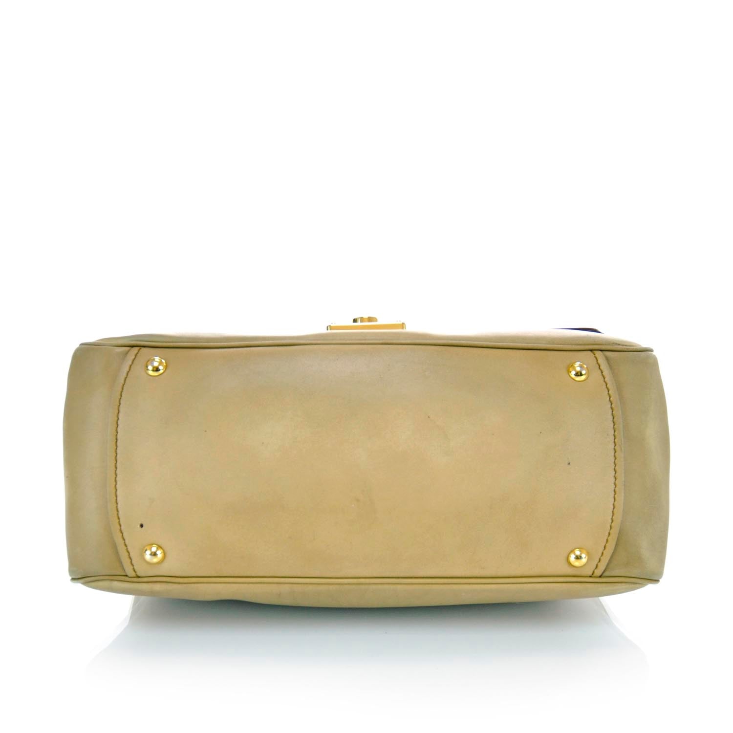 Miu Miu Leather Front Pocket Tote 4 of 11