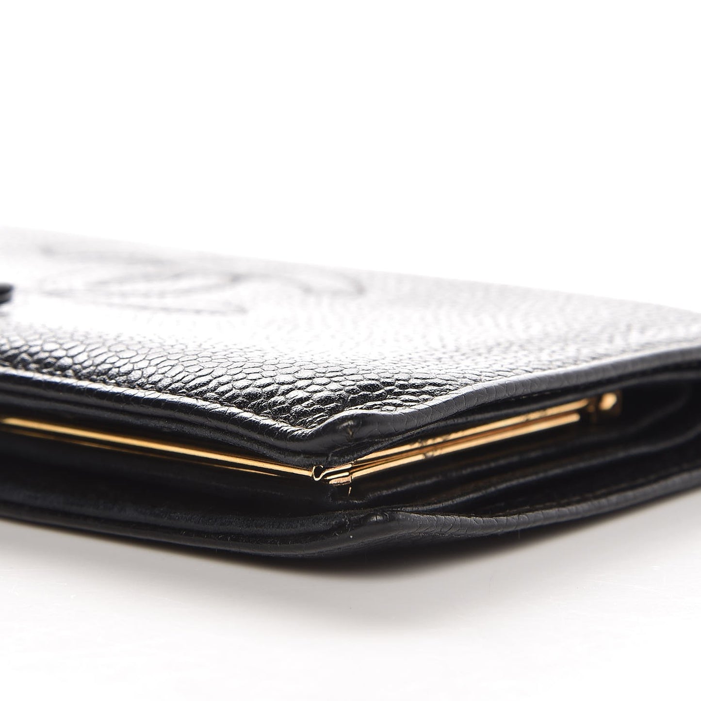 Caviar Timeless CC French Wallet Black