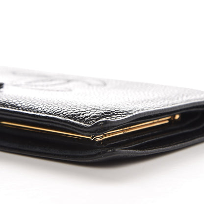 Chanel Caviar Timeless CC French Wallet Black 15 of 15