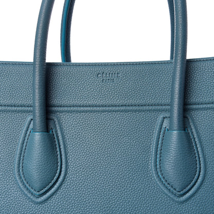 Celine Grained Calfskin Medium Phantom Luggage Slate Blue 8 of 8