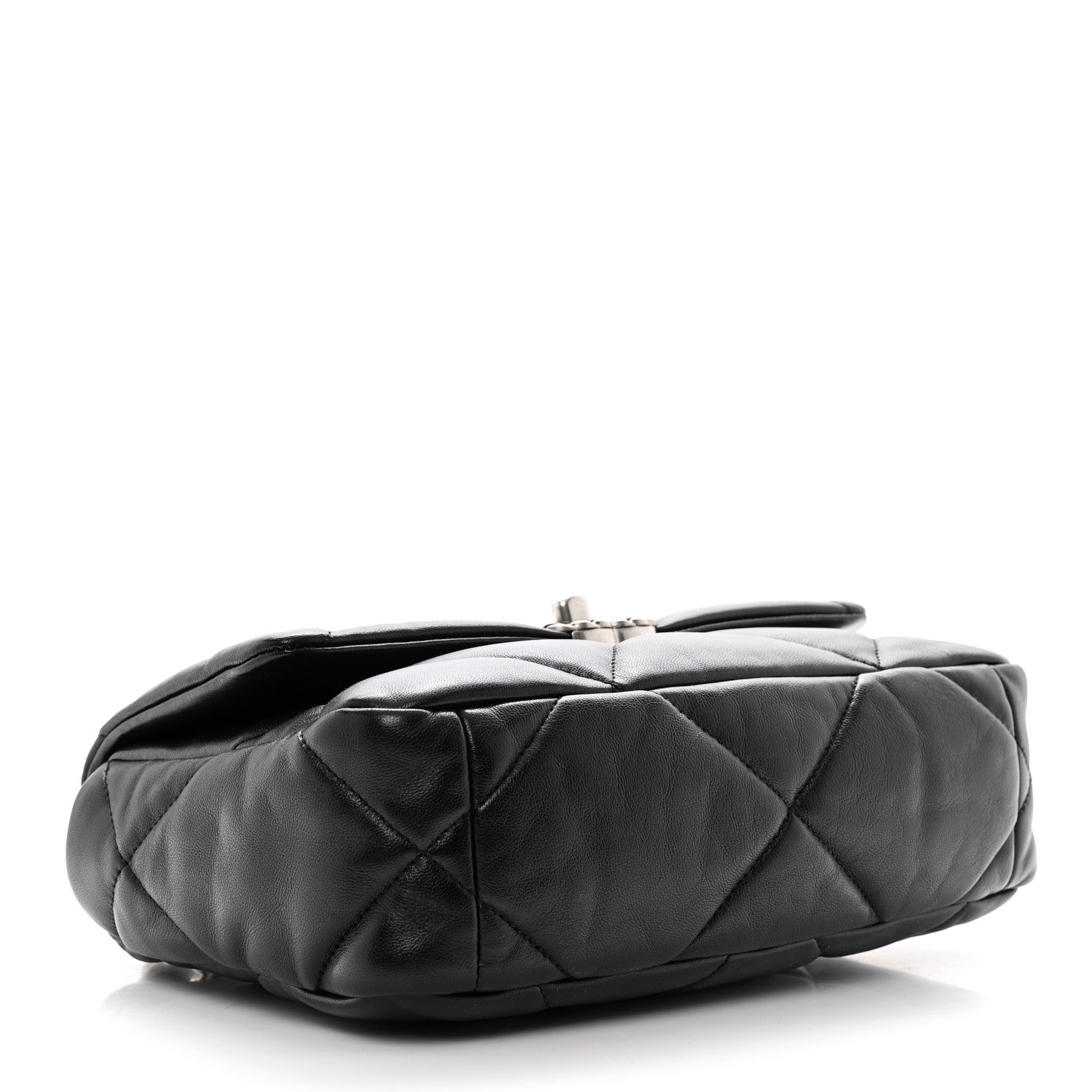 Chanel Lambskin Quilted Medium Chanel 19 Flap Black 4 of 10