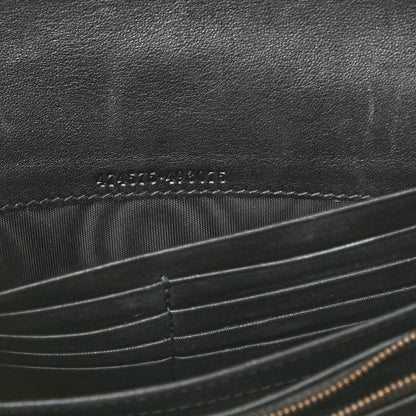Gucci Velvet Matelasse GG Marmont Chain Wallet Black 7 of 9