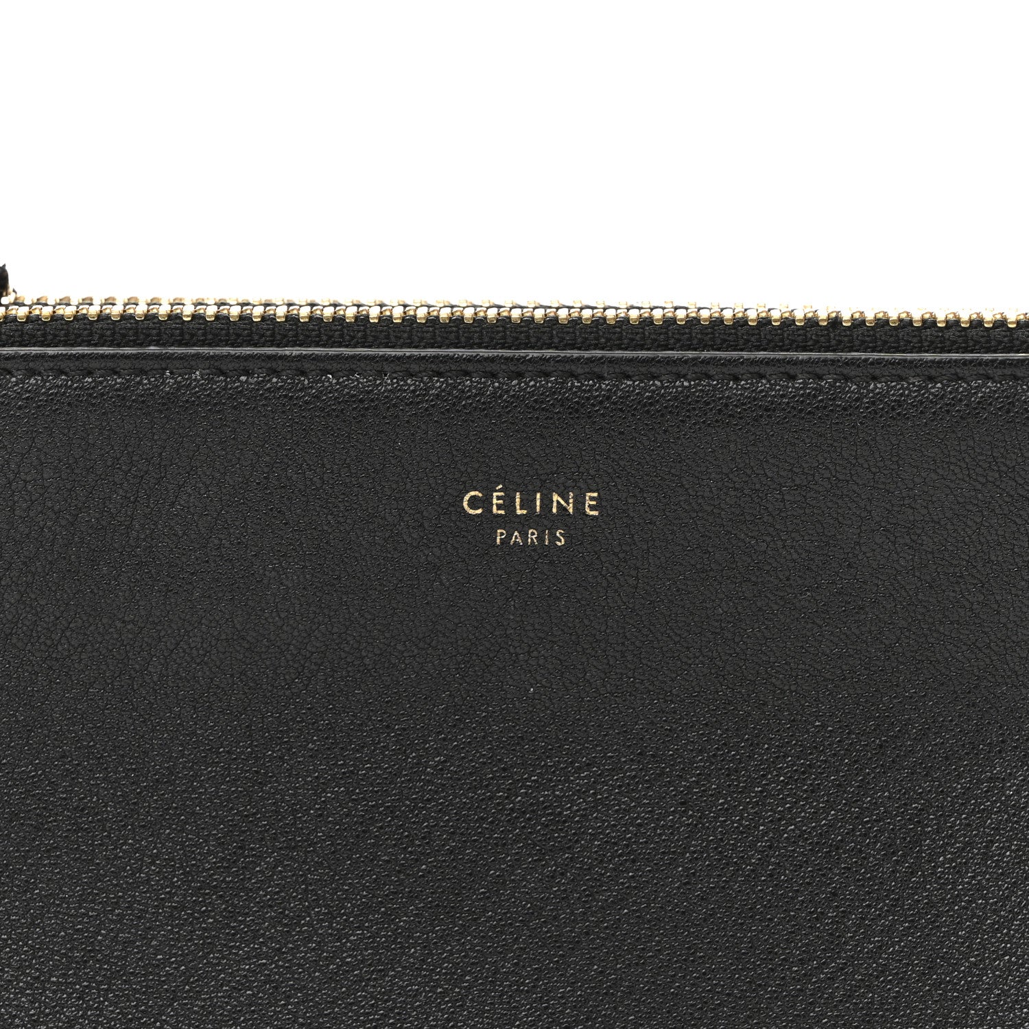 Celine Lambskin Large Trio Crossbody Bag Black 9 of 15