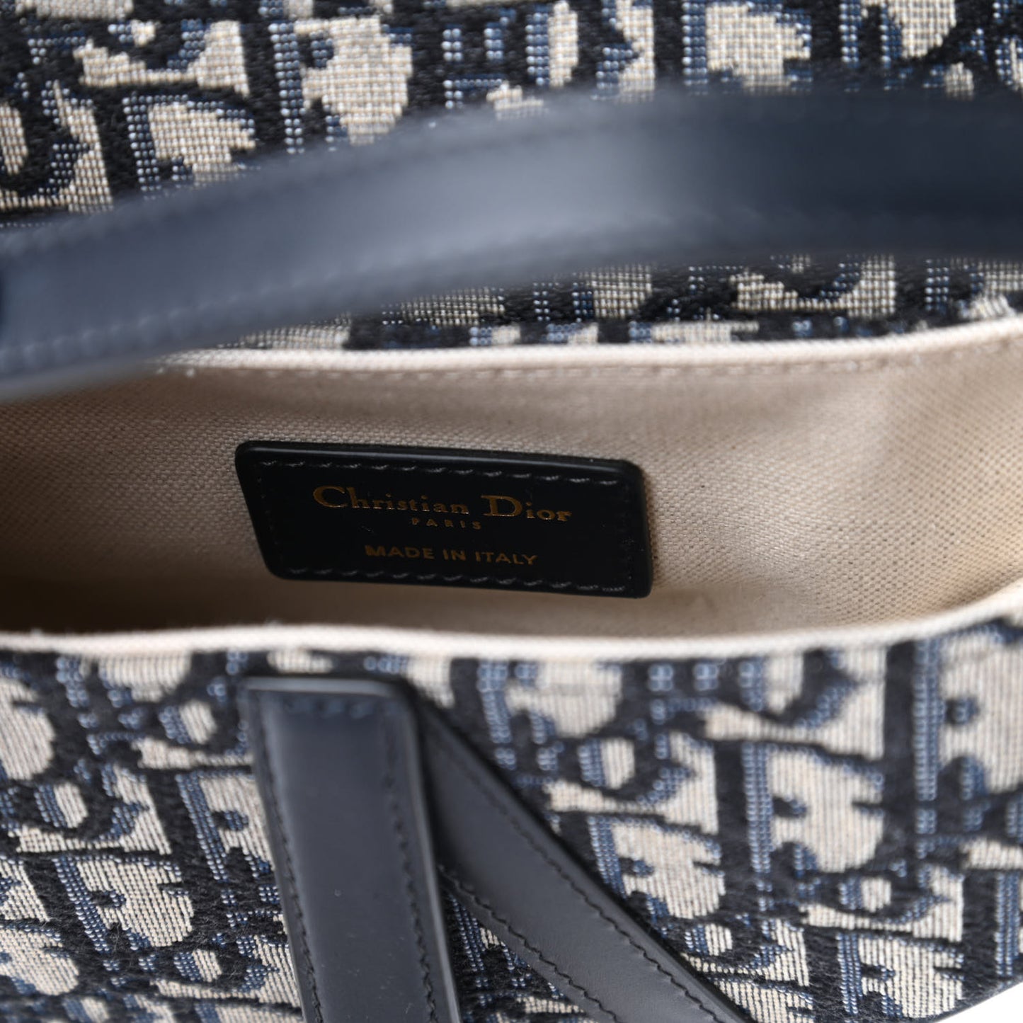 Oblique Mini Saddle Bag Blue
